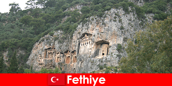 Fethiye stad in het zuidwesten van Turkije