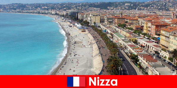 Beleef het droomstrand van Nice in Frankrijk