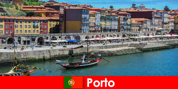 Stedentrip voor bezoekers van Porto Portugal met gezellige bars en lokale restaurants