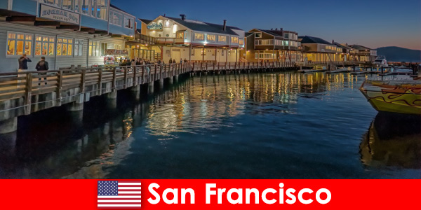 San Francisco in de Verenigde Staten, de waterkant is een geheime favoriet van vakantiegangers