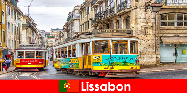 Historische straten van Lissabon Portugal met een vleugje nostalgie voor de culturele reiziger