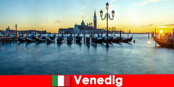 Dromerige huwelijksreis voor stellen in de drijvende stad Venetië, Italië