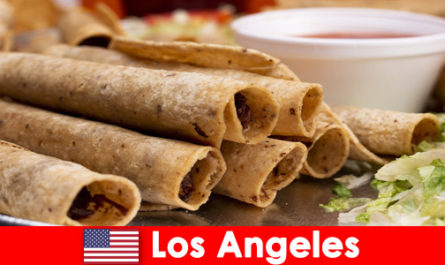 Buitenlandse bezoekers kunnen een gevarieerd culinair evenement verwachten in de beste restaurants van Los Angeles, Verenigde Staten