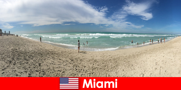 Jonge reizigers vinden het warme Miami Verenigde Staten spannend, hip en uniek