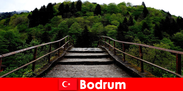 Milde temperatuur is de beste tijd om te wandelen voor vakantiegangers in Bodrum, Turkije