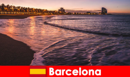 Bedevaart voor pelgrims naar de prachtige stad Barcelona, ​​Spanje