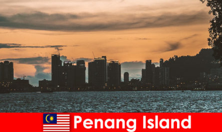 Bestemming Penang Island Maleisië voor vakantiegangers pure ontspanning