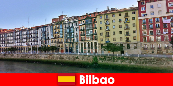 Geweldige architectuur in Bilbao, Spanje
