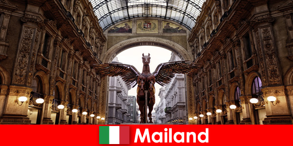 Modehoofdstad Milaan Italië voor buitenlanders van over de hele wereld een belevenis