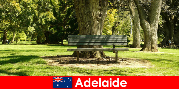 Prachtige parken in Adelaide Australië nodigen je uit om te ontspannen