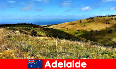 Langeafstandsreizen voor vakantiegangers naar Adelaide Australië in de wondere natuur