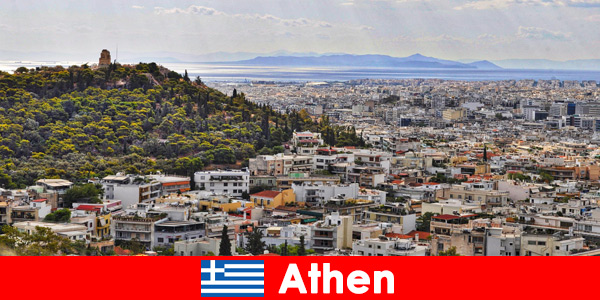 Athene in Griekenland is de stad met de mooiste gebouwen voor reizigers