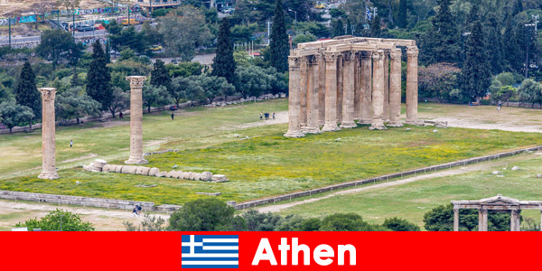 Dompel jezelf onder in de oude geschiedenis van Athene, Griekenland