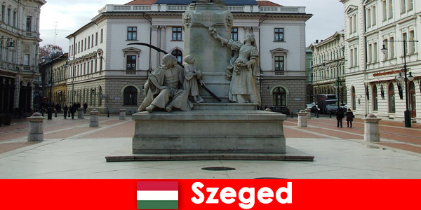 Populaire semesterreis voor buitenlandse studenten in de universiteitsstad Szeged, Hongarije