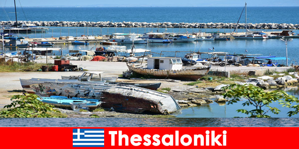 Havenrondvaart met uitzicht op zee voor de vakantiegangers in Thessaloniki, Griekenland