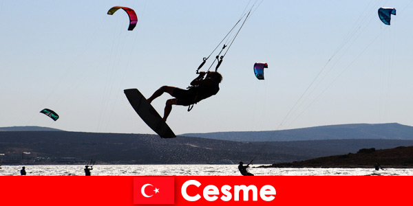 Watersporten worden steeds populairder onder toeristen in Cesme Turkije