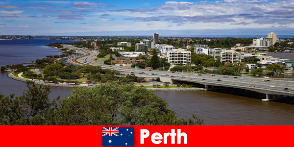 Perth in Australië is een kosmopolitische stad met veel toeristische attracties